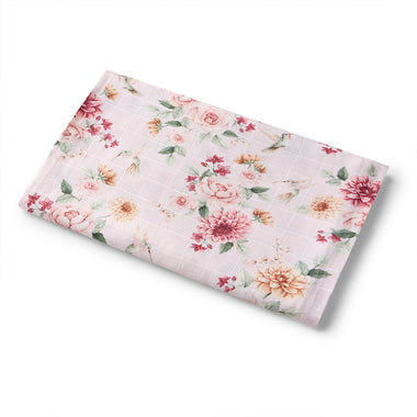Birds & Blooms Organic Muslin Wrap | Snuggle Hunny