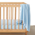 Blankets - Baby Blue Diamond Knit Organic Baby Blanket