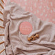 Warm Grey Diamond Knit Organic Baby Blanket - Thumbnail 4