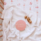 Blankets - White Diamond Knit Organic Baby Blanket