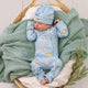 Blue Little Subs Organic Snugglesuit Convertible Romper - Thumbnail 4