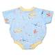 Blue Little Subs Organic Oversized Romper - Thumbnail 8
