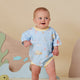 Blue Little Subs Organic Oversized Romper - Thumbnail 11