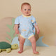 Blue Little Subs Organic Oversized Romper - Thumbnail 13