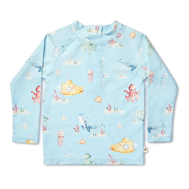 Blue Little Subs Rashie Vest | Snuggle Hunny