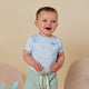 Blue Little Subs Short Sleeve Organic Bodysuit - Thumbnail 3