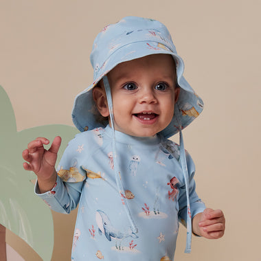 Blue Little Subs Swim Hat | Snuggle Hunny