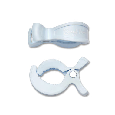 Snuggle Hunny Pram Clip Pair - Baby Blue