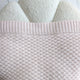 Blush Pink Diamond Knit Organic Baby Blanket - Thumbnail 8