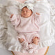 Blush Pink Organic Cotton Knit Bloomers - Thumbnail 3