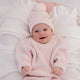 Blush Pink Oversized Cotton Knit Jumper - Thumbnail 4
