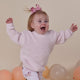 Blush Pink Oversized Cotton Knit Jumper - Thumbnail 8