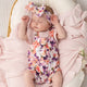 Blushing Beauty Organic Snuggle Overall Shorts - Thumbnail 3