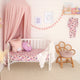 Blushing Beauty Organic Fitted Cot Sheet - Thumbnail 3