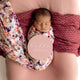 Blushing Beauty Organic Jersey Wrap & Topknot Set - Thumbnail 4