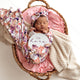 Blushing Beauty Organic Jersey Wrap & Topknot Set - Thumbnail 2