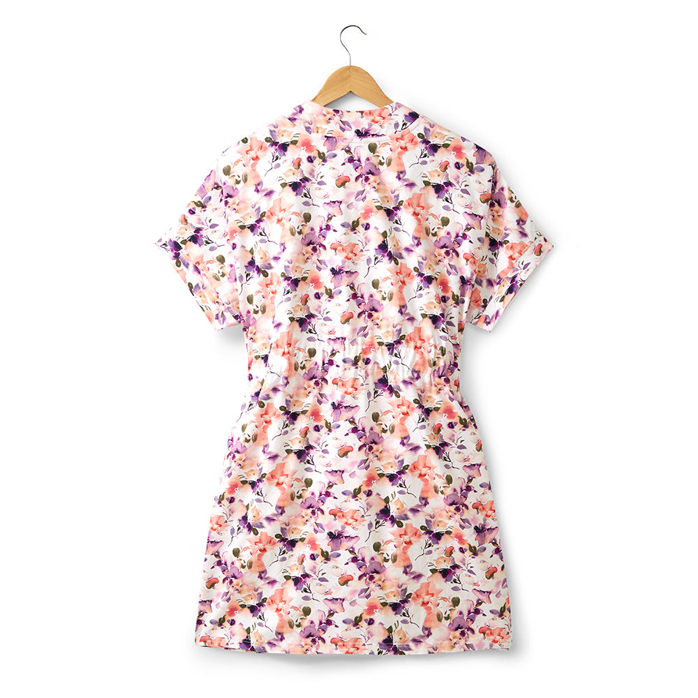 Blushing Beauty Organic Maternity Robe - View 4