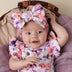 Blushing Beauty Organic Oversized Bow | Snuggle Hunny