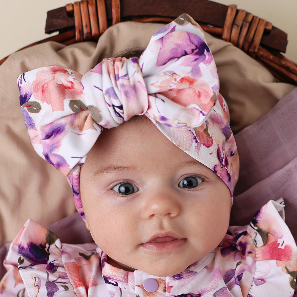 Blushing Beauty Organic Oversized Bow - View 3