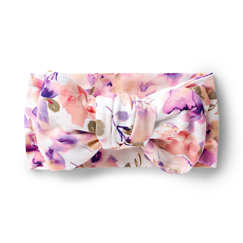 Blushing Beauty Organic Oversized Bow - View 2