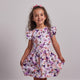 Blushing Beauty Short Sleeve Organic Dress - Thumbnail 4