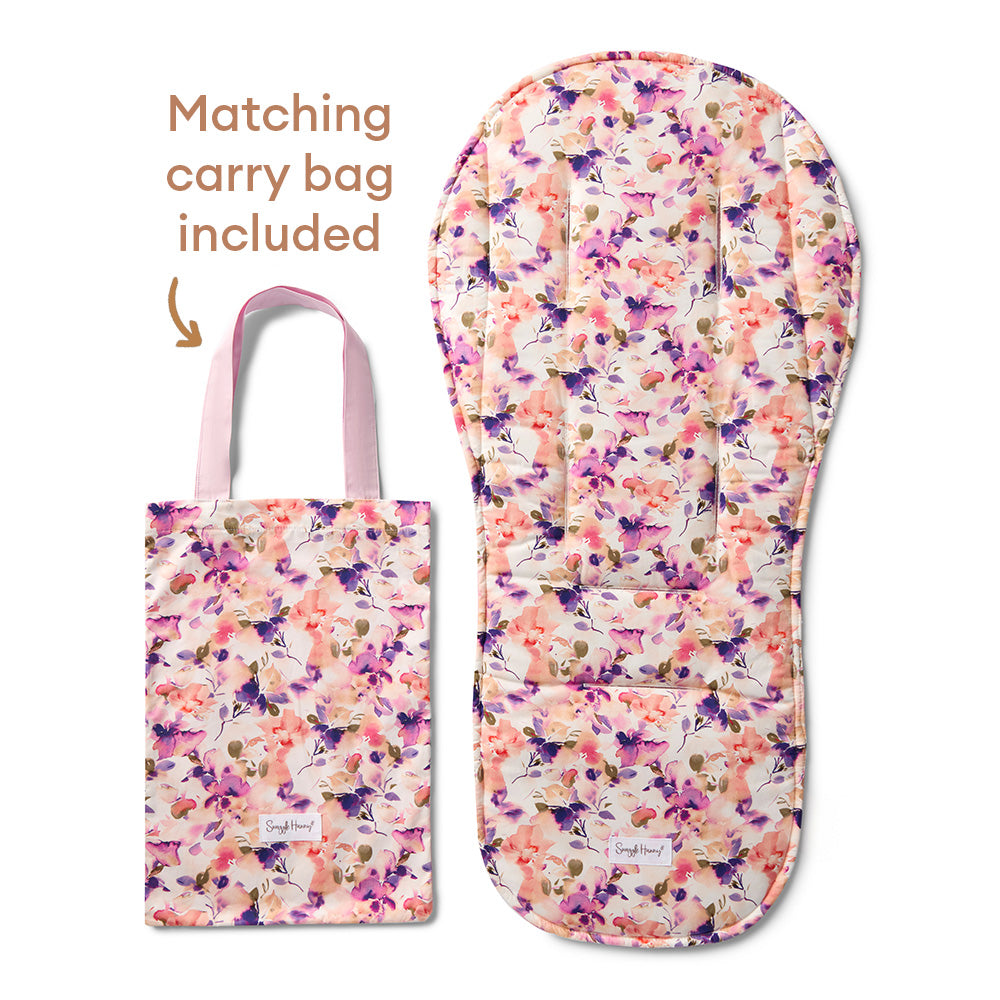 Blushing Beauty Universal Organic Pram Liner - View 2