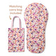 Blushing Beauty Universal Organic Pram Liner - Thumbnail 2