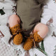 Bronze Merino Wool Bonnet & Booties-Snuggle Hunny