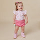 Boots & Bows Short Sleeve Organic Bodysuit with Frill - Thumbnail 12