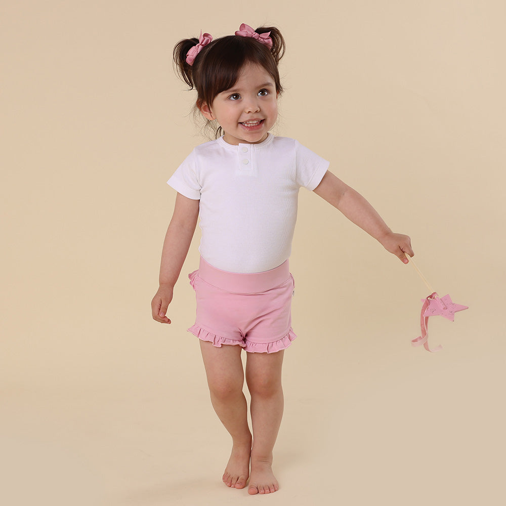 Bubblegum Organic Jersey Bloomers - View 1