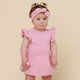 Bubblegum Short Sleeve Organic Dress - Thumbnail 3