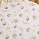 Bumblebees Organic Bassinet Sheet / Change Pad Cover - Thumbnail 2