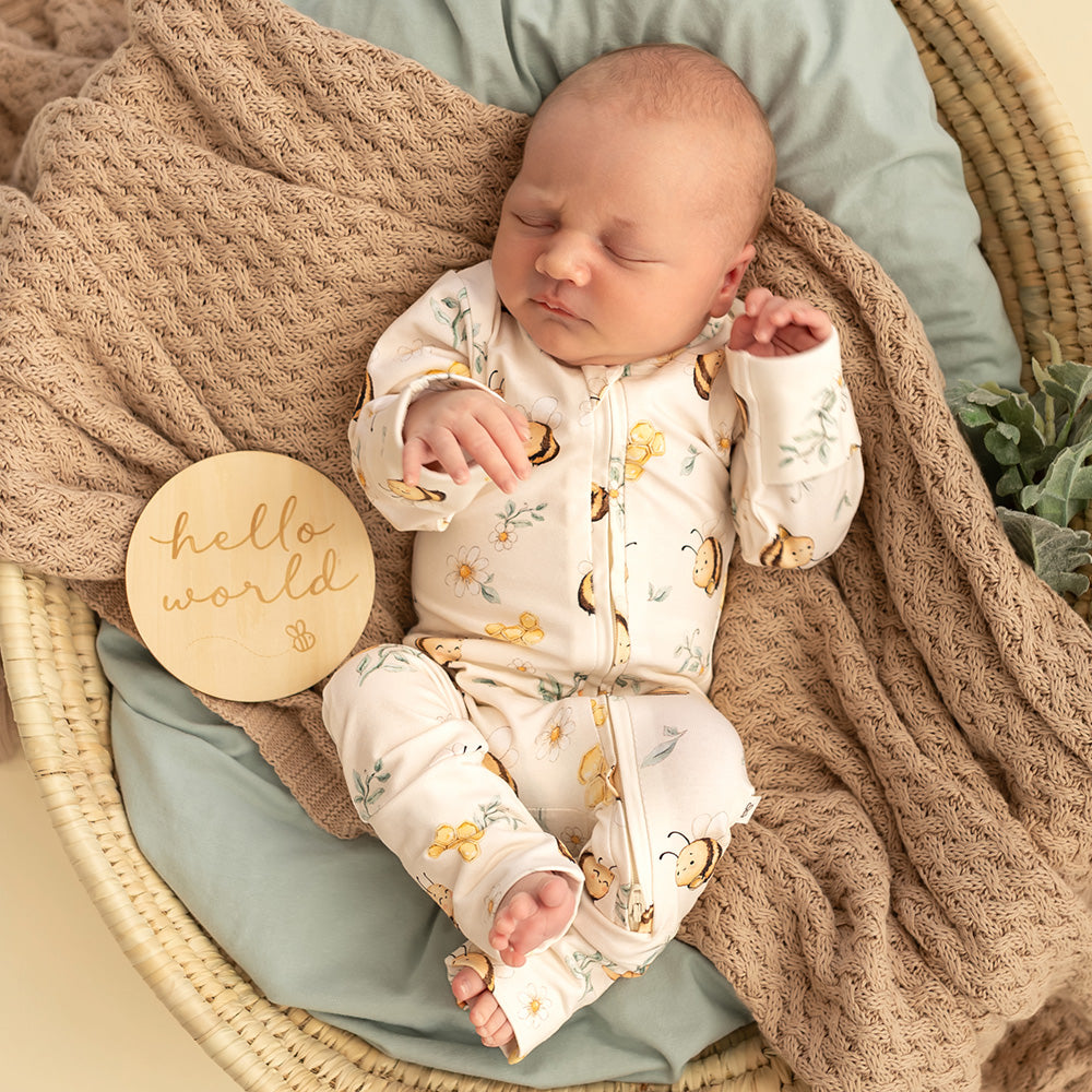 Bumblebees Organic Snugglesuit Convertible Romper - View 11