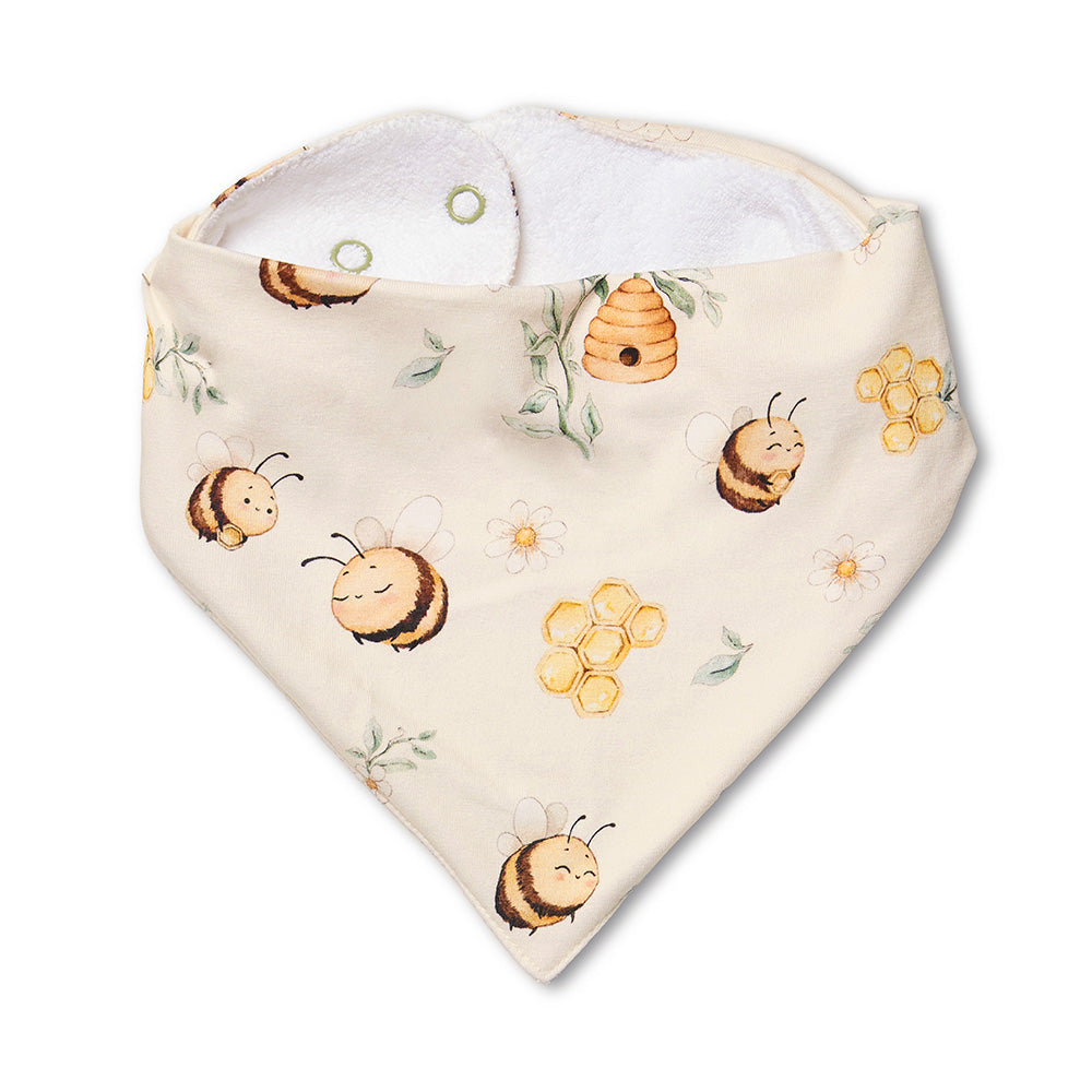 Bumblebees Organic Dribble Bib - View 2