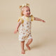 Bumblebees Organic Snuggle Overall Shorts - Thumbnail 9