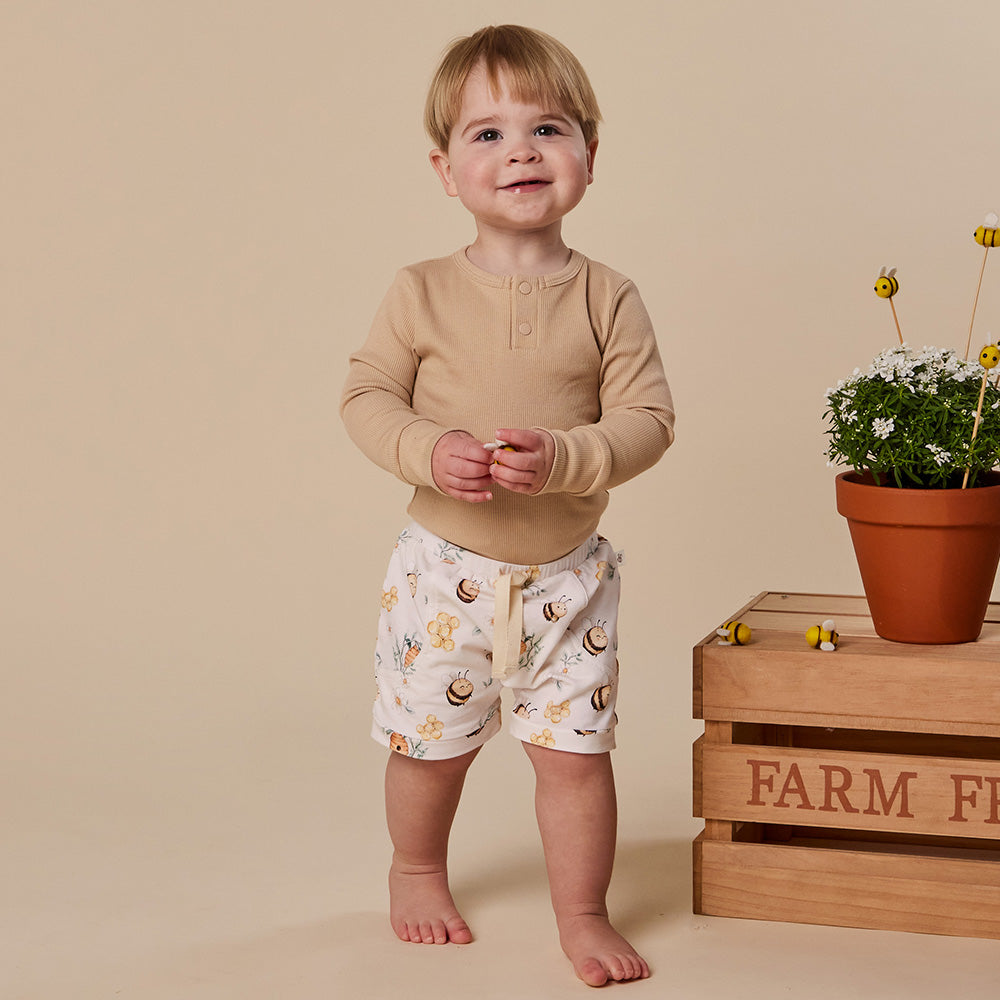 Bumblebees Organic Shorts - View 3