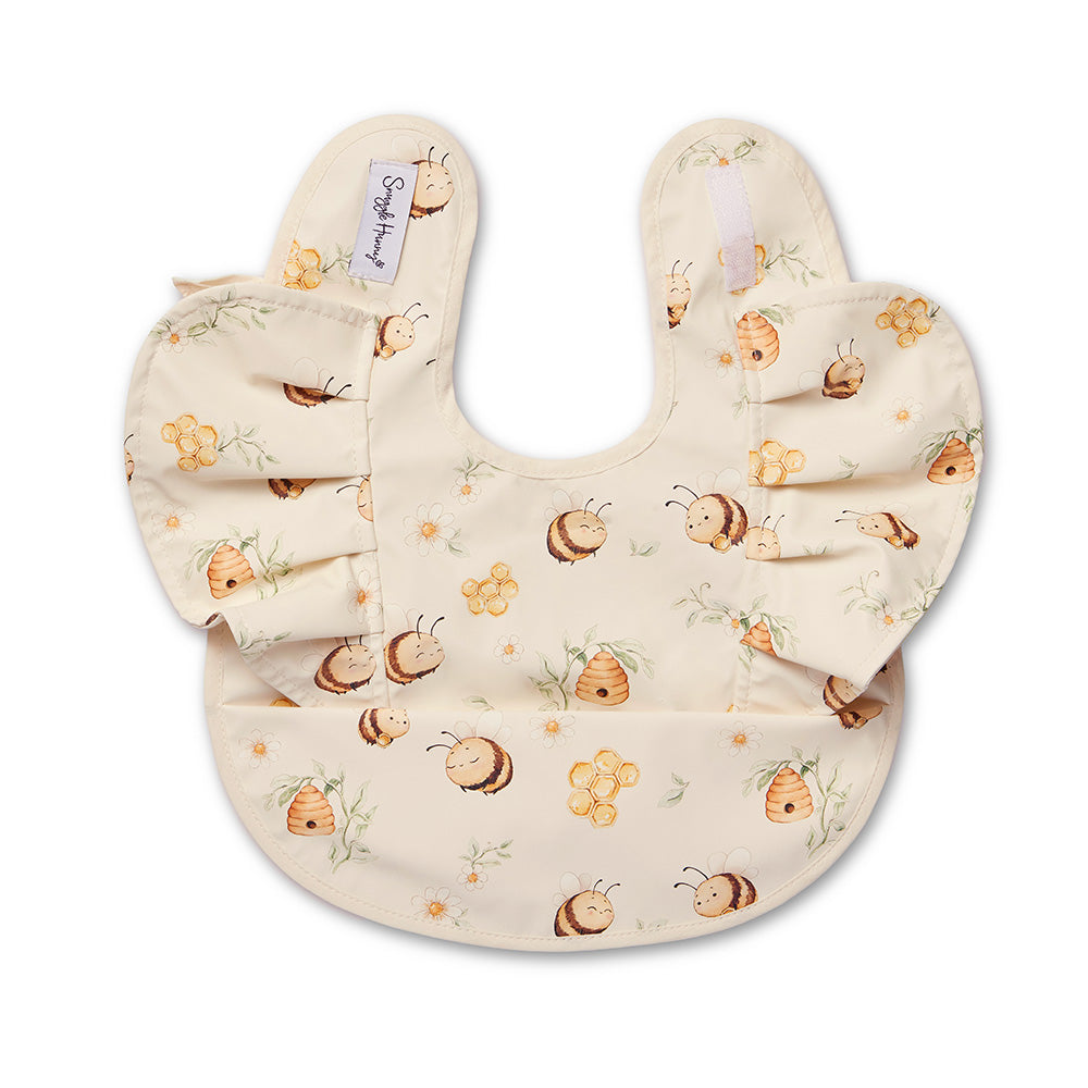 Bumblebees Frill Snuggle Bib - View 2