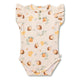 Bumblebees Short Sleeve Organic Bodysuit with Frill - Thumbnail 2