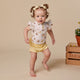 Bumblebees Short Sleeve Organic Bodysuit with Frill - Thumbnail 6
