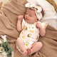 Bumblebees Short Sleeve Organic Bodysuit with Frill - Thumbnail 3