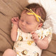 Bumblebees Short Sleeve Organic Bodysuit with Frill - Thumbnail 12