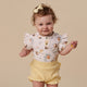Bumblebees Short Sleeve Organic Bodysuit with Frill - Thumbnail 4
