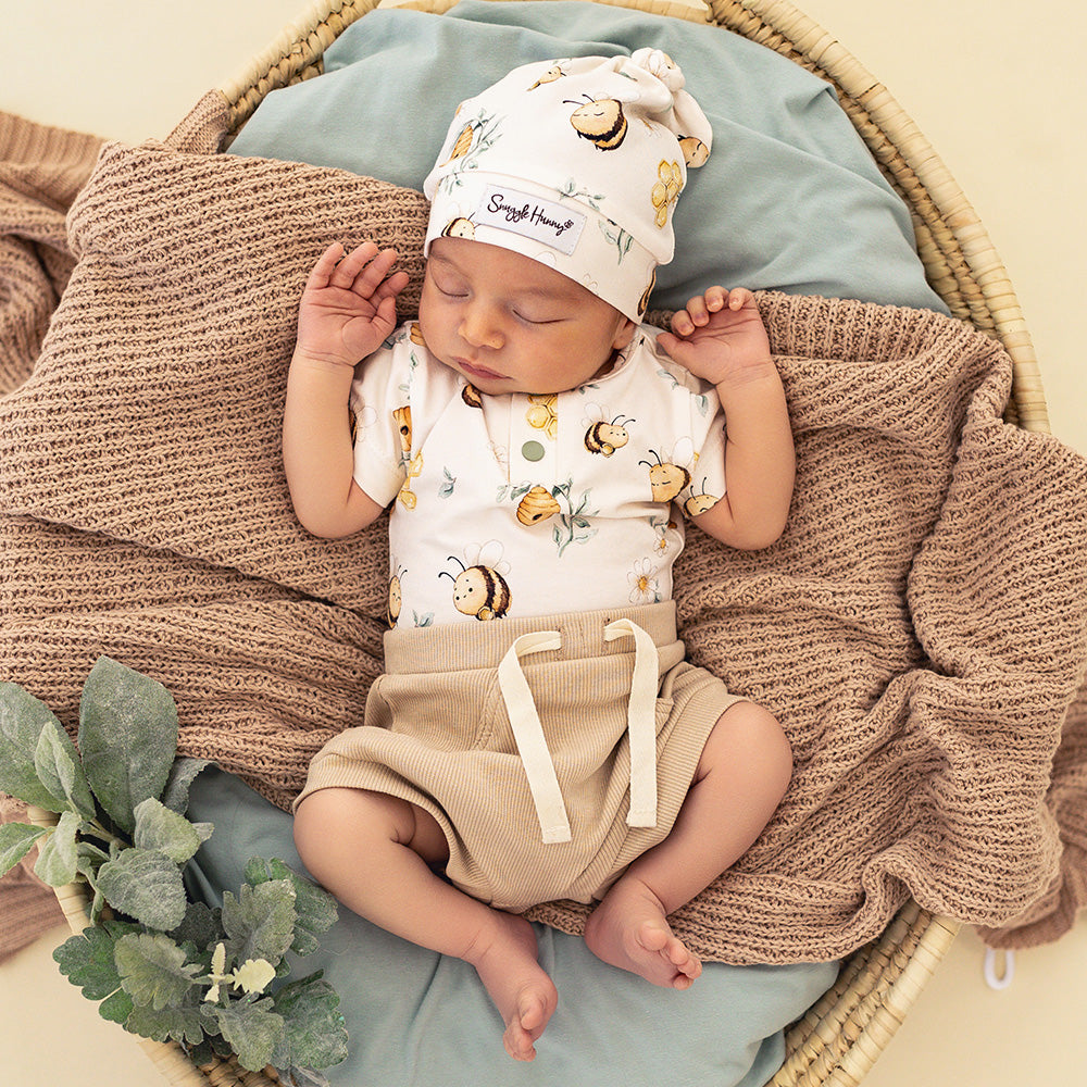 Bumblebees Short Sleeve Organic Bodysuit - View 4