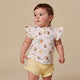 Bumblebees Organic Short Sleeve Top with Frill - Thumbnail 11