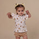 Bumblebees Organic Short Sleeve Top with Frill - Thumbnail 7