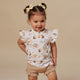 Bumblebees Organic Short Sleeve Top with Frill - Thumbnail 1
