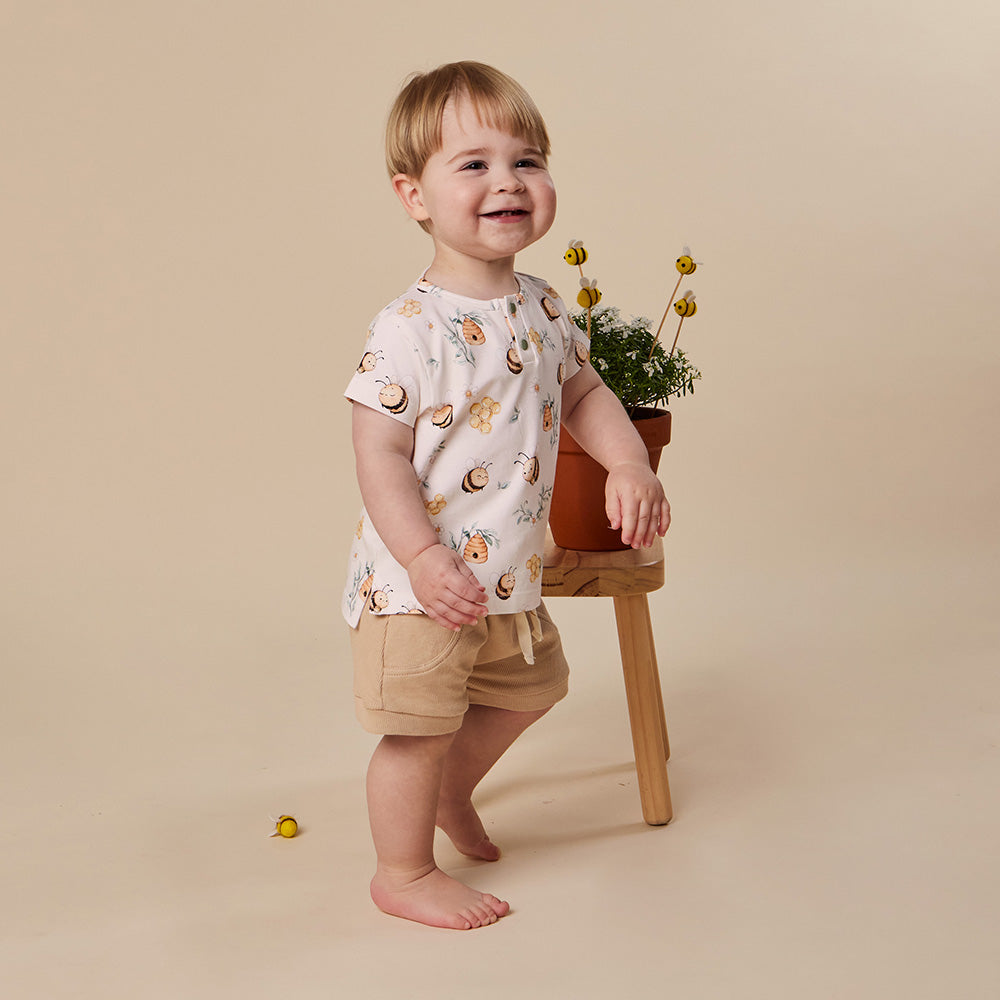 Bumblebees Organic Short Sleeve Top - View 3