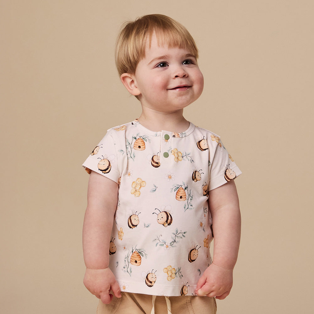 Bumblebees Organic Short Sleeve Top - View 1