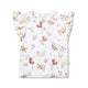 Butterfly Organic Short Sleeve Top with Frill - Thumbnail 2