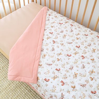 Butterfly Organic Cotton Cot Comforter | Snuggle Hunny